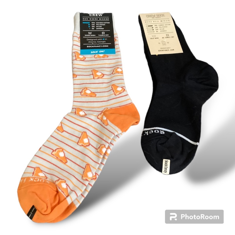 Unisex Crew Socks / Casual Socks / Dress Socks / all Occasion Socks / 2 Pairs